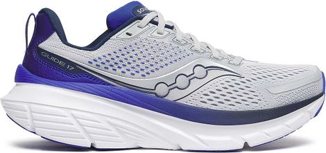 Hardloopschoenen Saucony Guide 17 Grijs/Blauw Heren