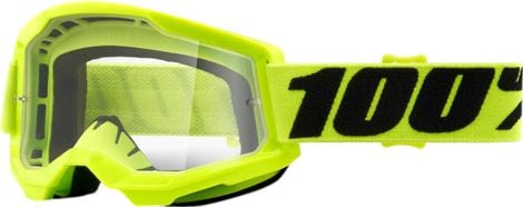 Masque 100% Strata 2 Jaune - Ecran Clear