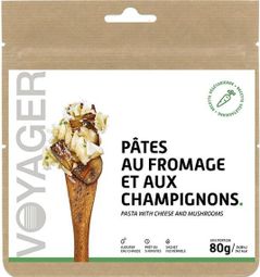 Repas Lyophilisé Voyager Pâtes au fromage et aux champignons 80g