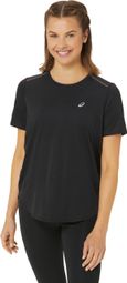 Maillot <strong>Asics Road</strong> de manga corta para mujer Negro