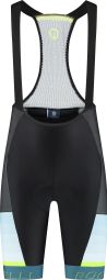 Cuissard court à Bretelles Rogelli Hero II - Homme - Noir/Bleu/Lime