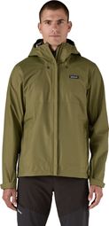 Patagonia Torrentshell 3L Rain Waterproof Jacket Green Men