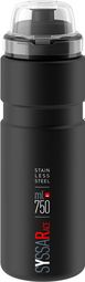 Botella de agua Elite Syssa Race 750 ml Negra