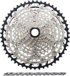 Pack Cassette Shimano SLX CS-M7100-12 Velocidad 10/51 + Cadena Shimano SLX M7100 12V + QuickLink 126 Eslabones