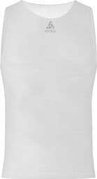 Camiseta de tirantes sin costuras Odlo Zeroweight Blanca