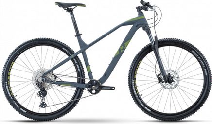 VTT Semi-Rigide Raymon HardRay Nine 6.5 Shimano Deore XT 12V 29'' Gris Foncé / Vert 2023