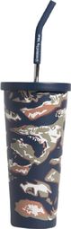 United By Blue Lakeside Camo Water Bottle 24 OZ / 650 ML Blue