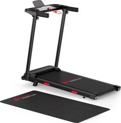 Tapis de course fitness pliable Alltricks avec moteur brushless 3 0 CV  inclinaison manuelle 5 %  vitesse 12 km/h avec tapis
