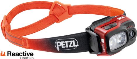 Lampe Frontale Petzl Swift RL 1100 Lumens Orange - Produit Reconditionné