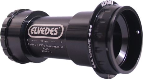 Boitier de Pédalier Elvedes Twist Fit PF30 pour Campagnolo Ultra-Torque Noir