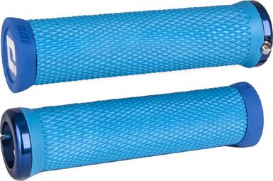 Odi Elite Motion Grips Blue Lock-On Blue