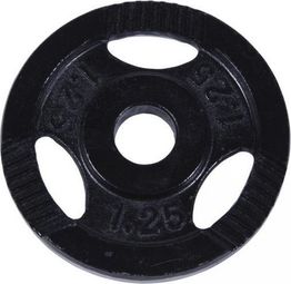 Poids disques en fonte - 31 mm - Noir - De 0 5 KG à 20 KG - Poids : 1 25 KG