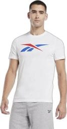 Maillot manches courtes Reebok Graphic Series Vector Blanc
