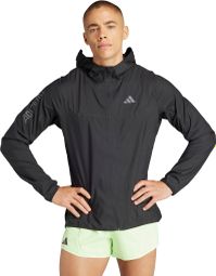 Chaqueta Cortaviento adidas Adizero Negra Hombre