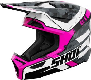 Casco integrale Shot Furious Flash rosa brillante