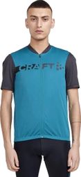 Maillot manga corta Craft Core Endur Azul Gris