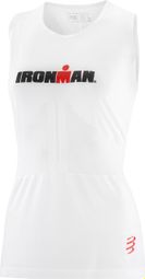 Compressport Damen IronMan Dazzle Tanktop Weiß