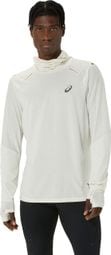 Camiseta térmica con capucha Asics Metarun Winter White para hombre