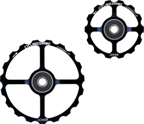CyclingCeramic Oversized Pulley Wheels 14/19T Black