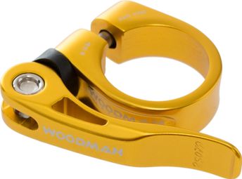 WOODMAN Collier de Selle DEATHGRIP QR avec levier Or