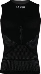 Unisex Sleeveless Mesh Pro Collar Jersey Black