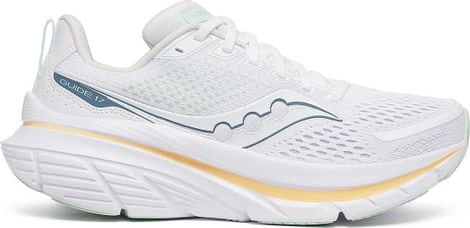 Saucony Guide 17 White Women's Running Shoes