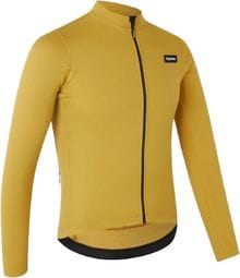 Gravelin Merinotech Thermal Yellow Mustard Long Sleeve Jersey