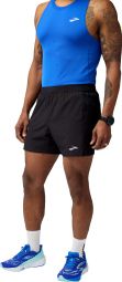 Brooks Journey 5in Shorts Black Men's