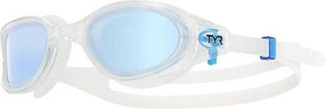 TYR Polarized Triathlon Glasses White