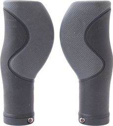 MARWI Grips Ergo 3-Composants Noir 128/128Mm - 2-Faces Ouvertes