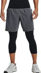 Under Armour Pantalón Corto Woven Graphic Gris