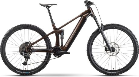 Mountain bike elettrica a sospensione integrale Raymon Durok Pro Shimano 11V 800 Wh Avinox 150 Nm 27,5'' Marrone 2027