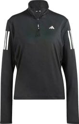 Haut 1/2 Zip adidas Own the Run Noir Femme