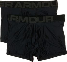 Lot de 2 boxers noir homme Under Armour Tech 3in 2 Pack