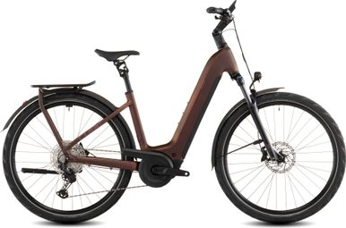 Cube Kathmandu Hybrid Pro 800 Elektrische Trekkingfiets Shimano Deore/Deore XT 12S 800 Wh 700 mm Zonnegloed Rood Oranje 2026
