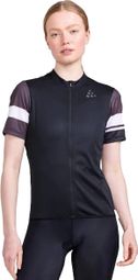 Craft Core Endur Women's Short Sleeve Jersey Black Grey