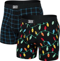 Lot de 2 Boxer Saxx Ultra Super Soft Noir