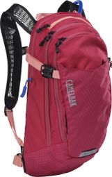 Mochila de hidratación Camelbak M.U.L.E. 12 L + bolsa de agua de 3 L, roja, para mujer
