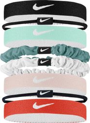 Haarelastiekjes (x8) Nike Flex Classic Mixed Multicolour