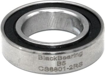 Black Bearing Ceramic 6801-2RS 12 x 21 x 5 mm