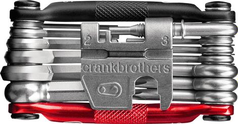 CRANKBROTHERS Multi-Tool M19 19 Functions Black Red