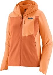 Patagonia R1 CrossStrata Hoody Orange Women