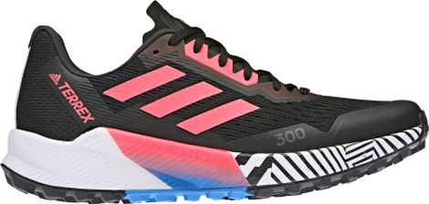 Zapatillas de trail para mujer Adidas Terrex Agravic Flow 2 Negro Rojo
