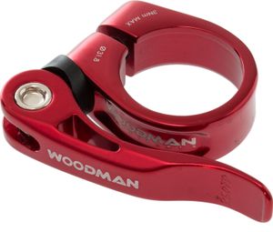 WOODMAN DEATHGRIP QR Zadelklem Quick Release Rood