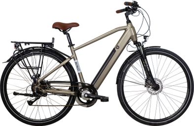 Bicicleta eléctrica urbana Bicyklet Basile Shimano Acera/Altus 8S 504 Wh 700 mm Gris
