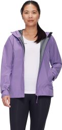 Veste Imperméable Mammut Alto Light Hs Hooded Violet Femme