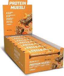 Boîte De Barres Protein Muesli (28x30g) - Biotech Usa - Abricot -  Barres Protéinées