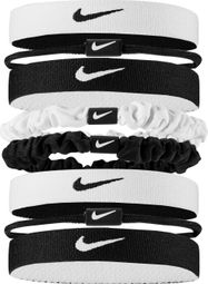 Haarelastiekjes (x8) Nike Flex Classic Mixed Zwart/Wit
