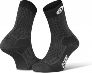 Chaussettes BV SPORT double Polyamide Evo Noir Gris