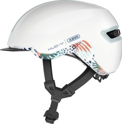 Abus Hud-Y Helm Flower White / Weiß